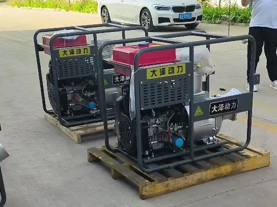 大泽动力户外抗洪排涝使用 200立方柴油机排水泵 农田应急抽水泵