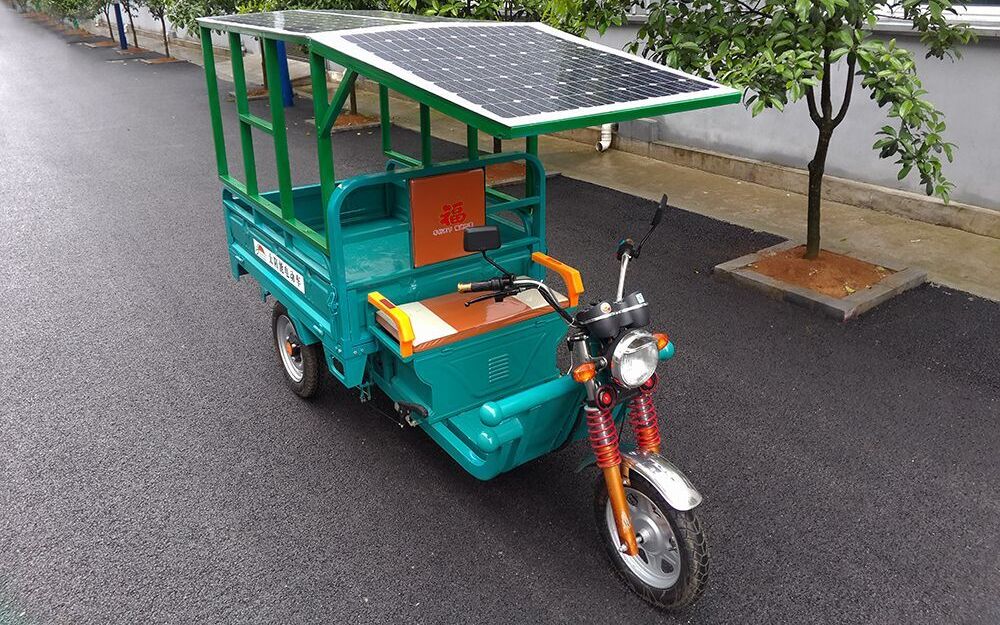 三轮车光伏发电升压充电mppt型4860728496v光伏发电三轮车电瓶三轮车
