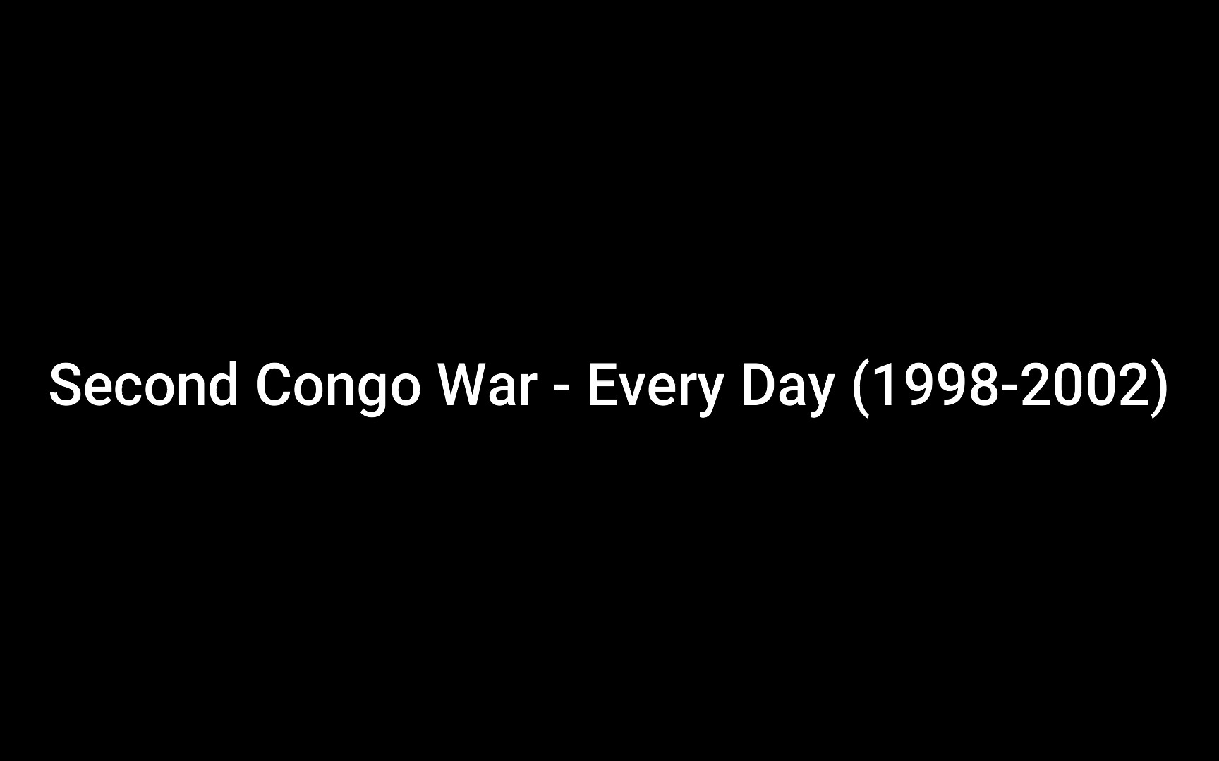 【历史地图】第二次刚果战争每日战线变化(19982002)哔哩哔哩bilibili