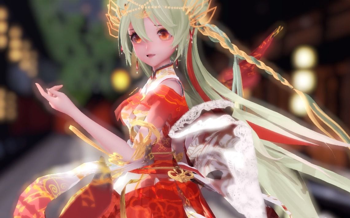 【mmd】miku-紅昭願 2