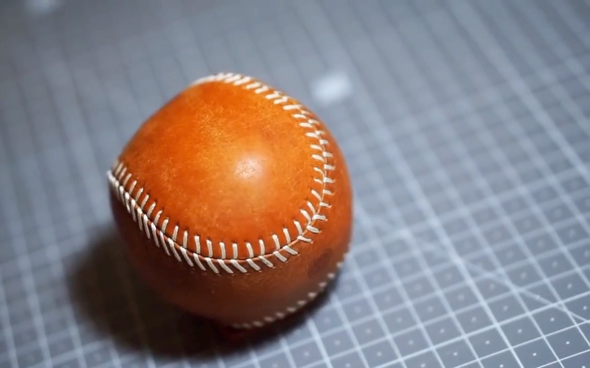 【手工皮具】棒球的制作