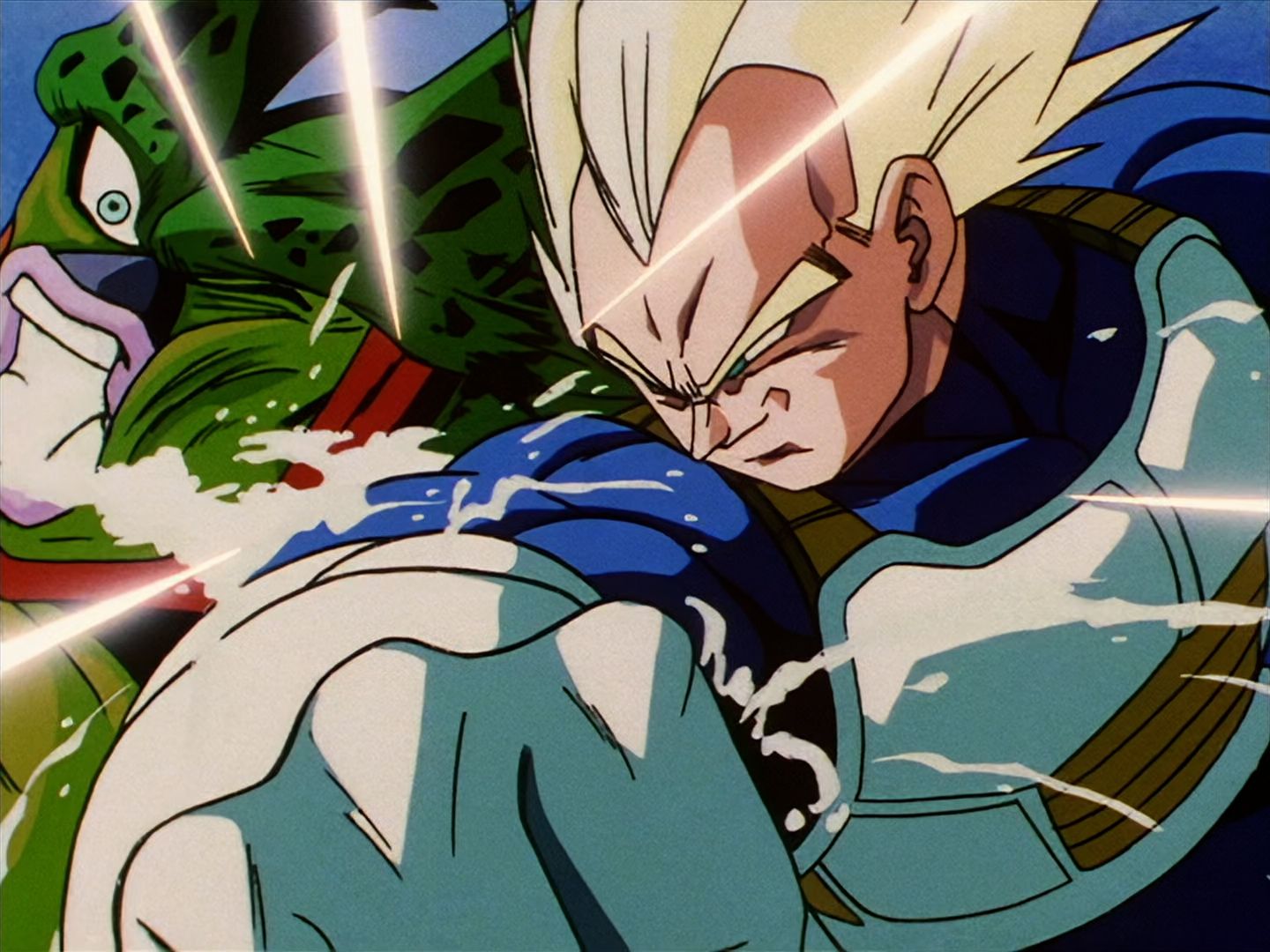 原声:(裁剪多余对话,合理加速剧情)超级贝吉塔vs二阶沙鲁