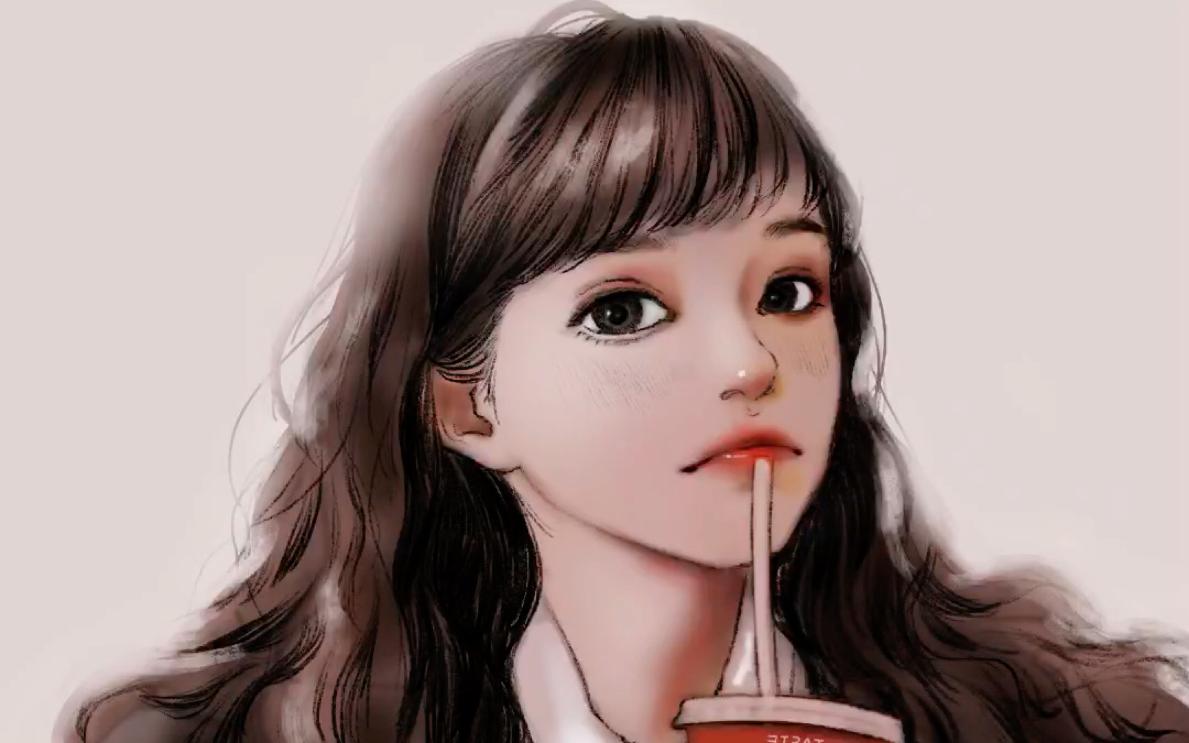 【procreate】繪畫過程cococola girl