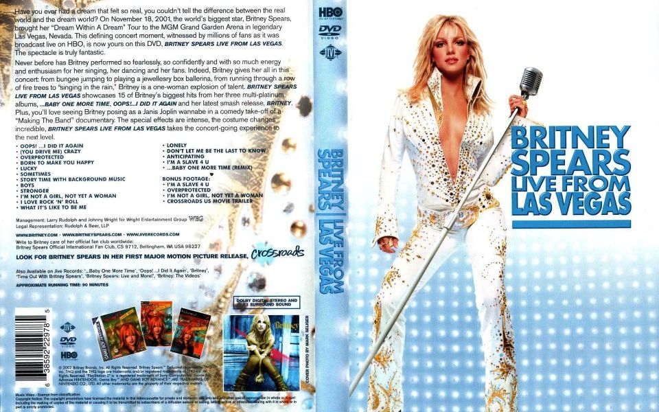 Britney Spears 布兰妮ⷮŠ斯皮尔斯  Live From Las Vegas 2001哔哩哔哩bilibili