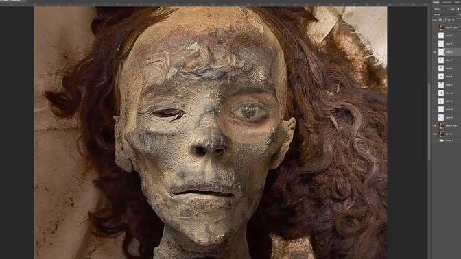 还原木乃伊女皇的真实面目