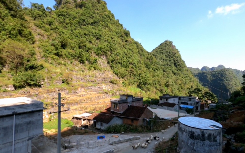 广西深山农村风景实拍,美丽而安静,有多少人羡慕这样的生活呢?哔哩哔哩bilibili