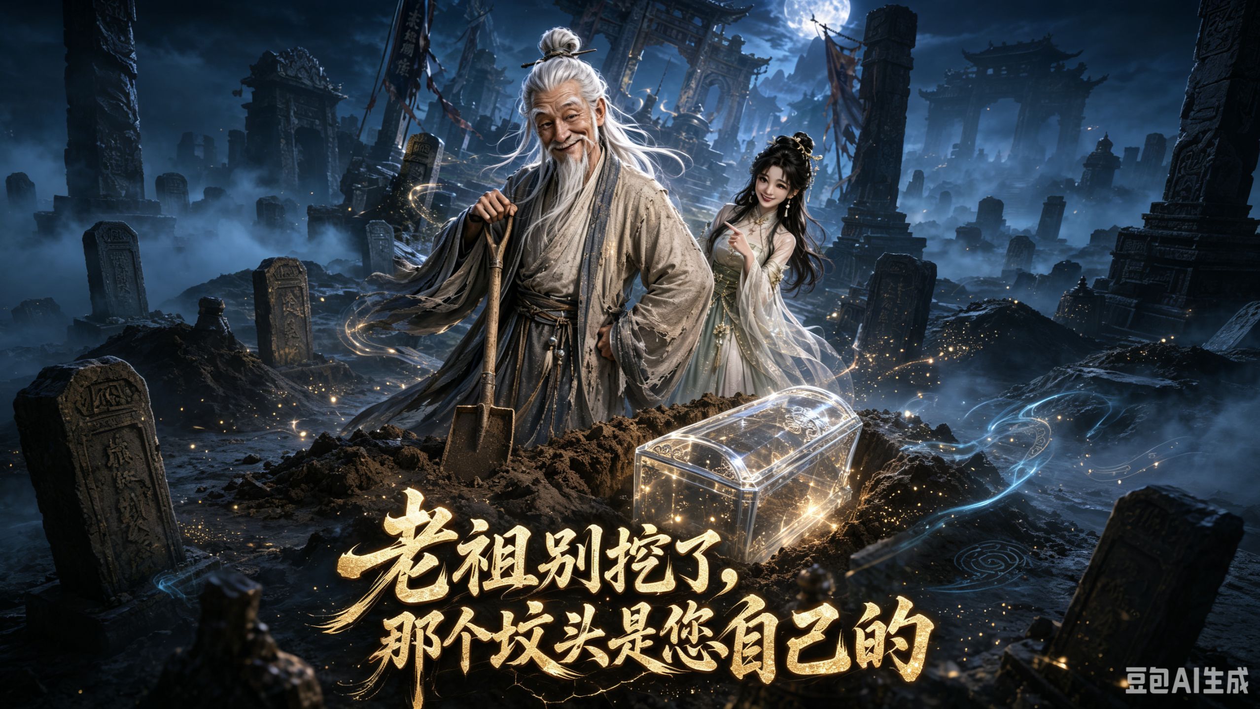 【老祖别挖了，那个坟头是您自己的】沈星海穿修真界挖前世墓遇徒孙林可儿，反被封宗主接手振兴重担。