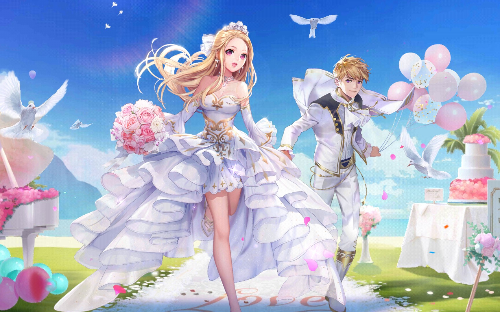 qq飞车结婚彩蛋钢琴曲 慢慢喜欢你>