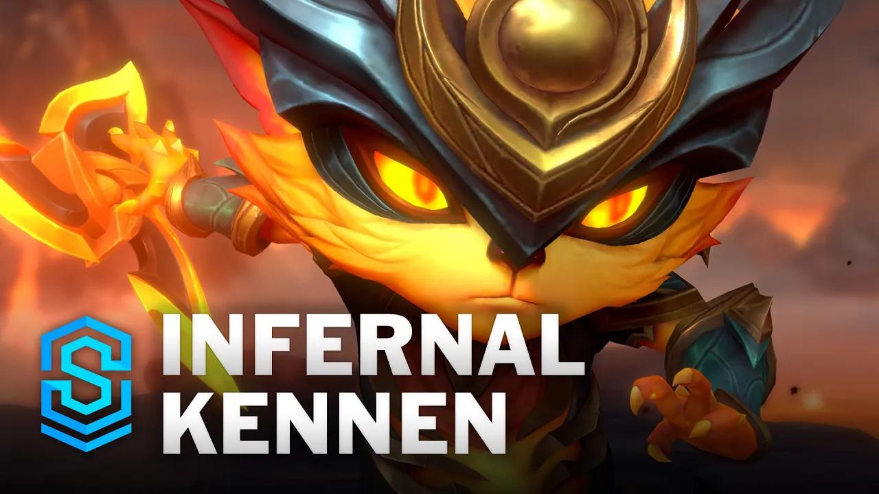 【英雄联盟:激斗峡谷】奈落之炎凯南皮肤展示