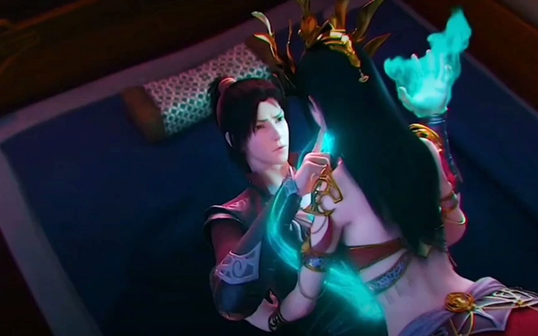 《斗破苍穹》萧炎与美杜莎:陨落心炎春风一度,生下女儿结局圆满