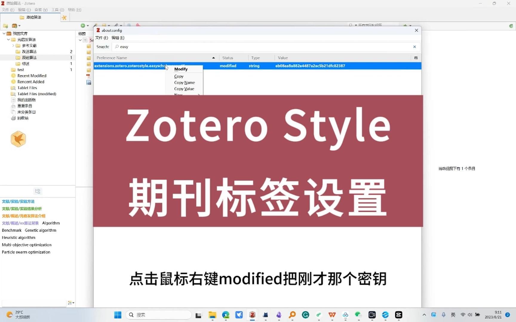 【zotero插件】 30s学会zotero期刊标签设置zotero sty 哔哩哔哩