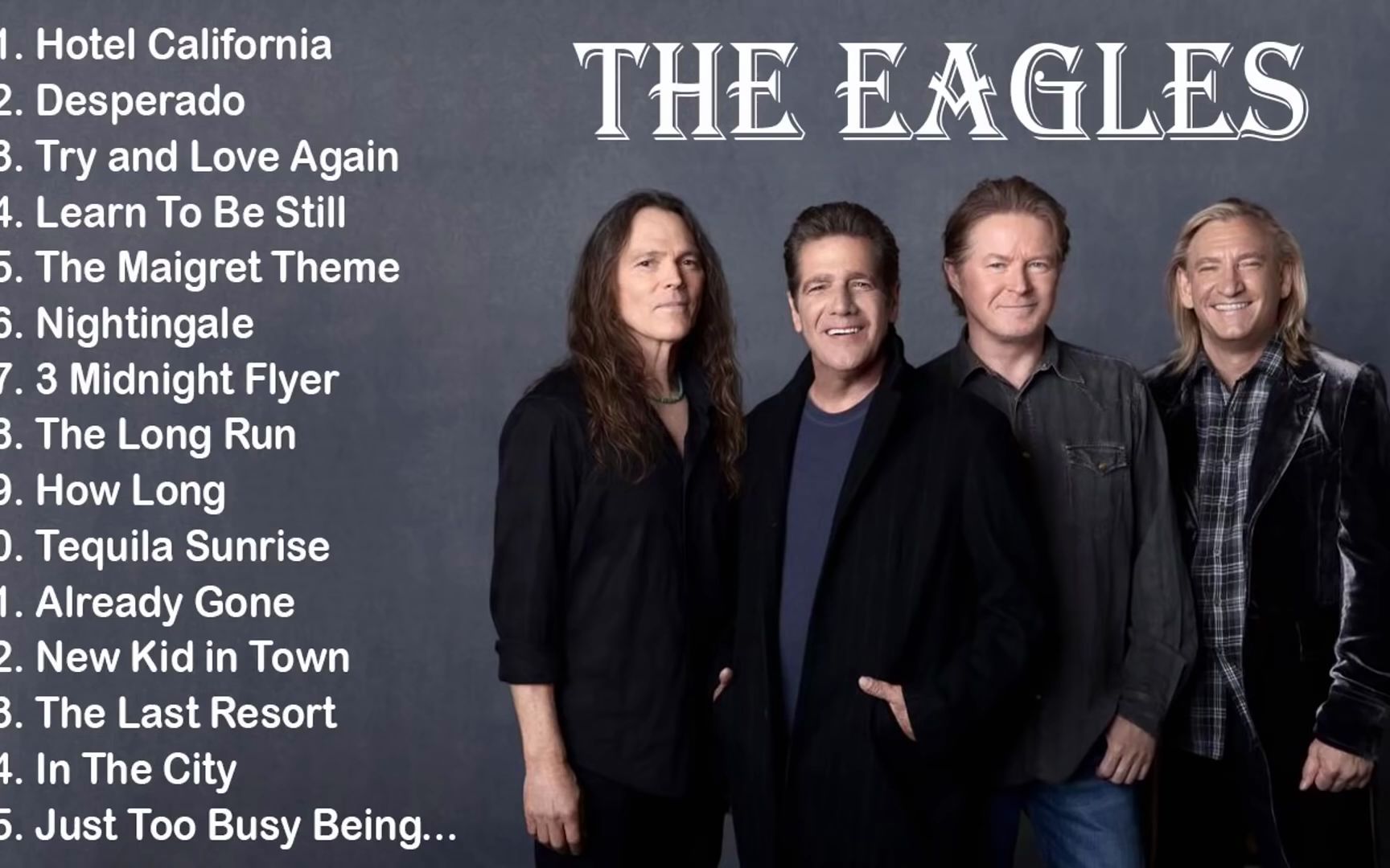 [图]老鹰乐队 金曲精选 The Eagles Greatest Hits Full Album