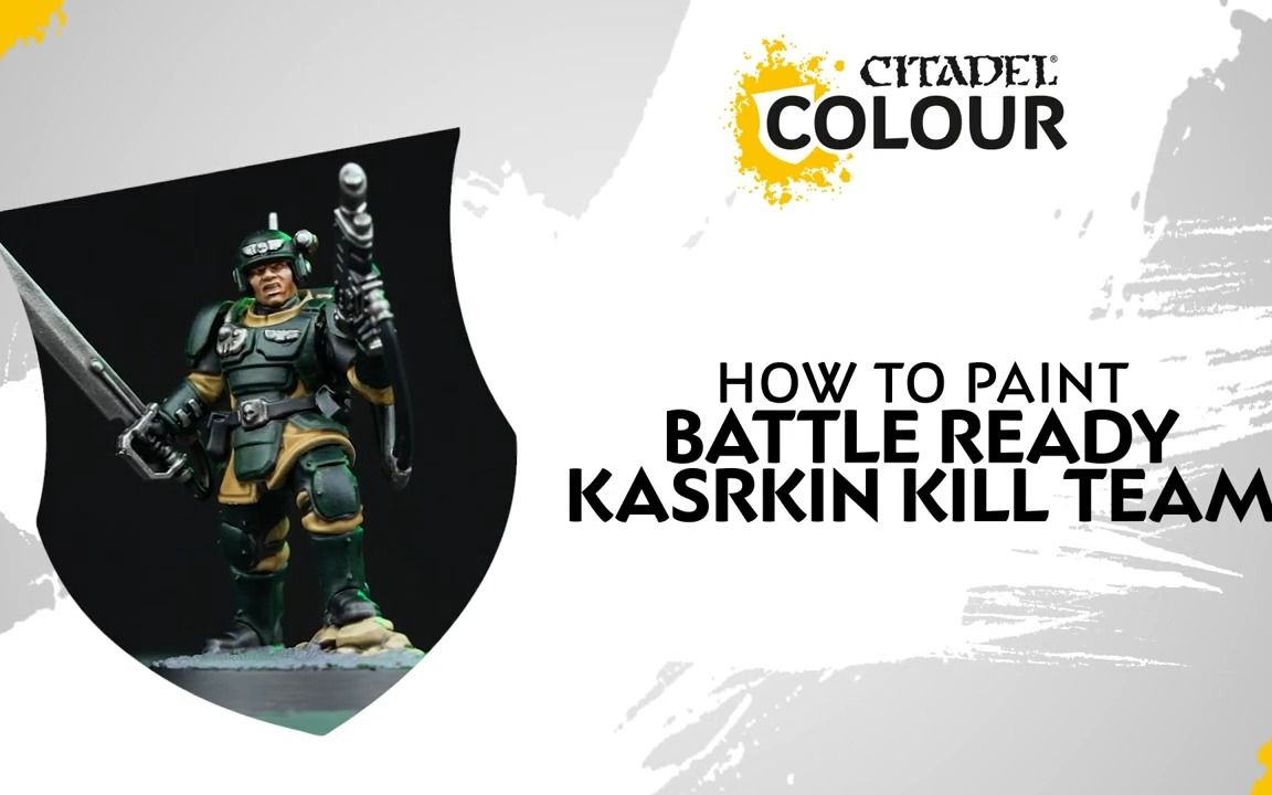 [图]How to Paint Battle Ready Kasrkin Kill Team 战锤 40K KT 杀戮小队 星界军 IG 帝国卫队 卡舍津 战备级