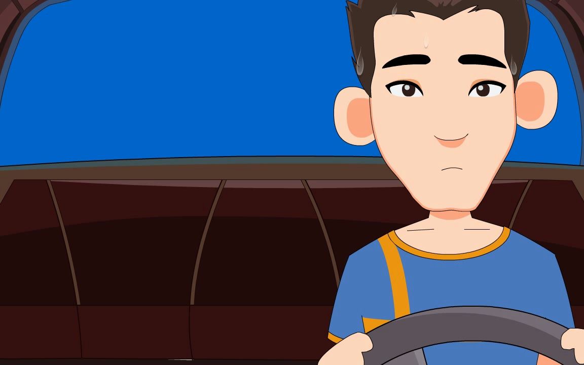 动画学习三个月作品-公益动画029司机闯红灯30秒原件an及flash通用