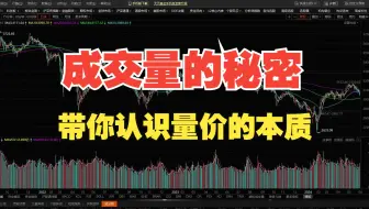 “成交量的秘密”——带你认识量价关系背后的本质！