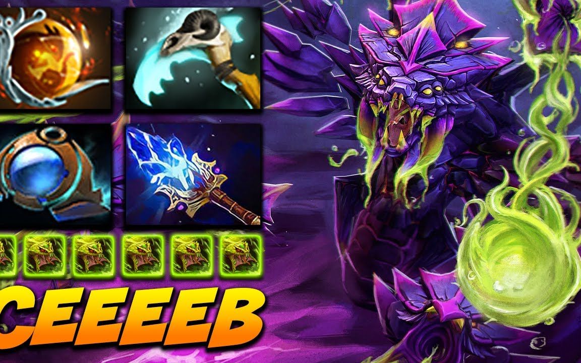 32 dota2】ceb剧毒术士教学!超高伤害!