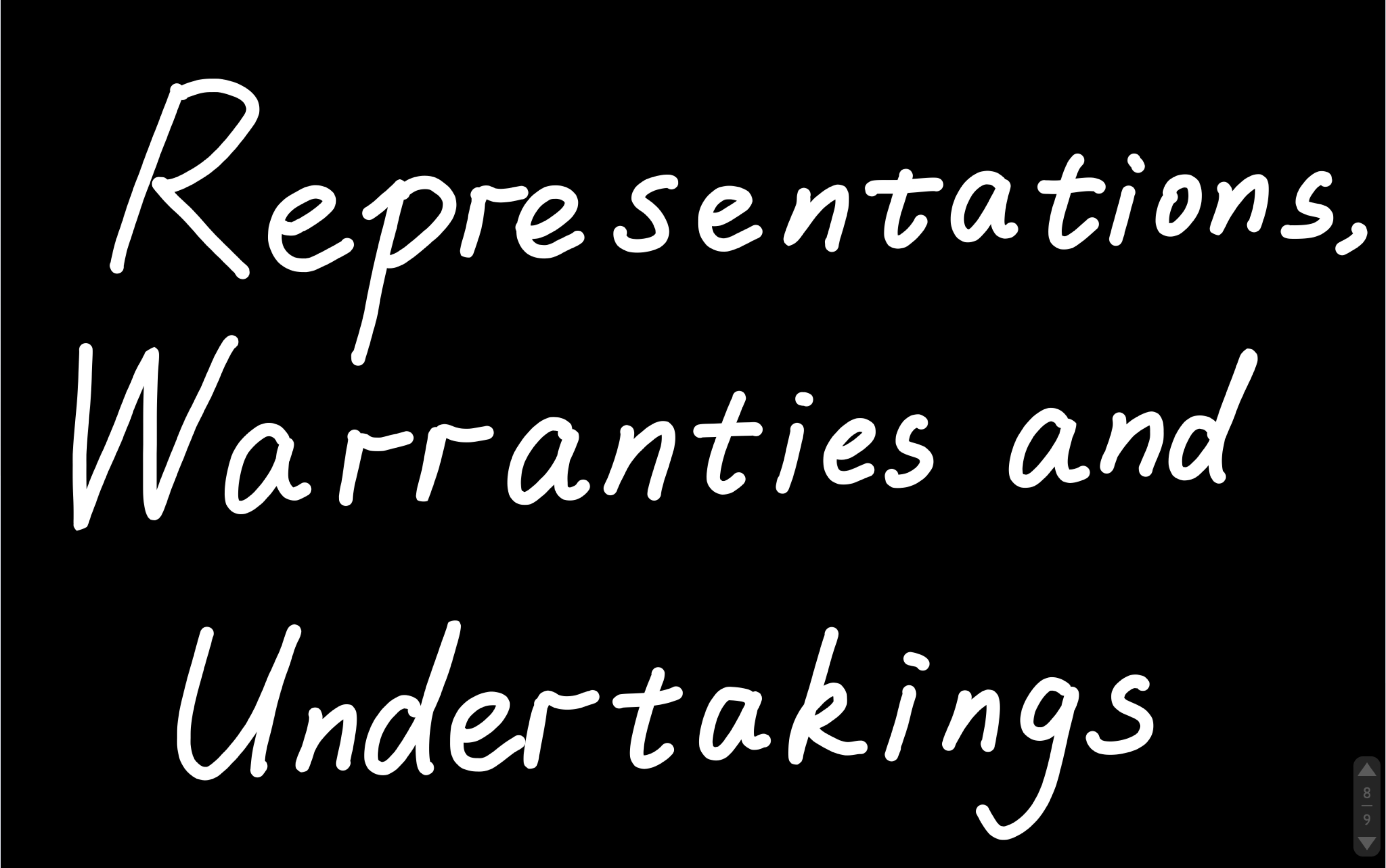 [图]【法律英语】孙万彪《法律翻译教程》打卡|英译中｜Representations, Warranties and Undertakings