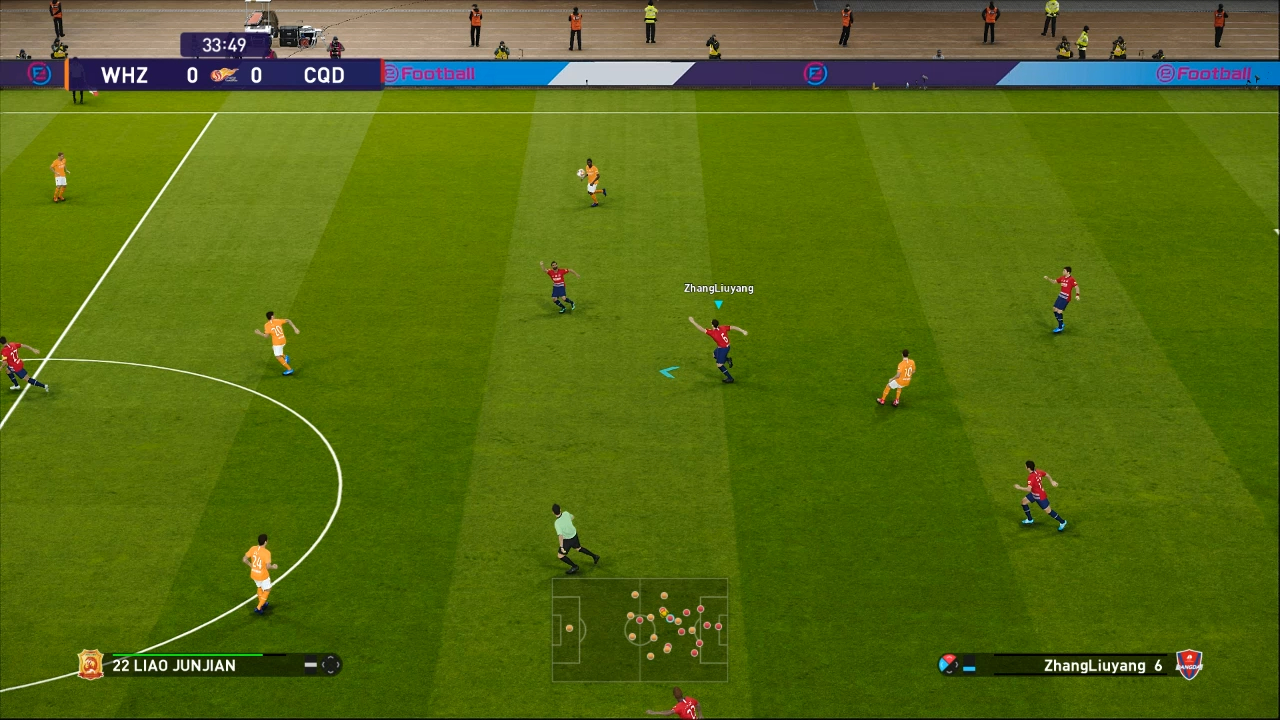 留点回忆之实况足球2021一球成名第1赛季中超联赛第15场