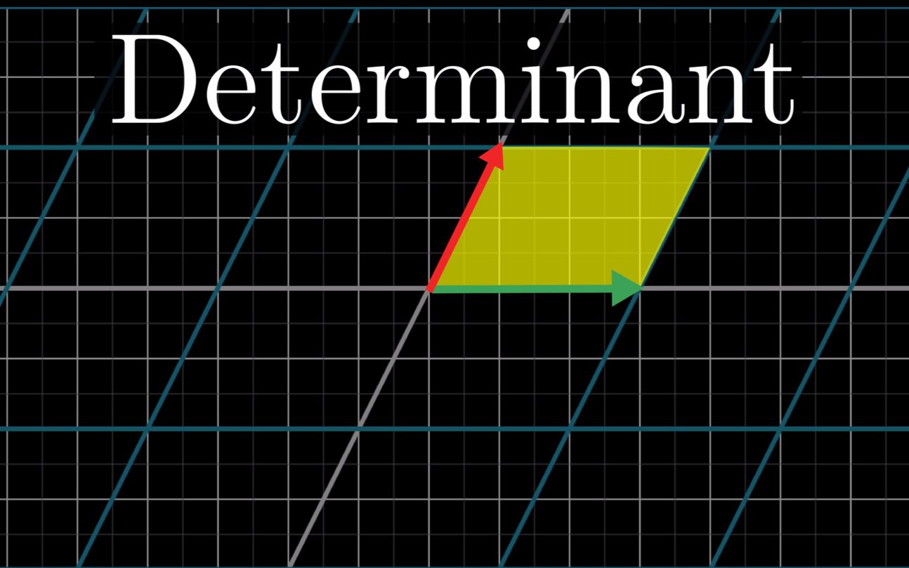 [图]【熟肉】线性代数的本质 - 05 - 行列式