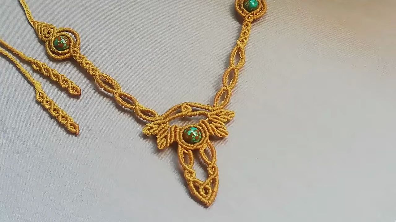 【sheidaknots】串珠绳编项链制作教程009