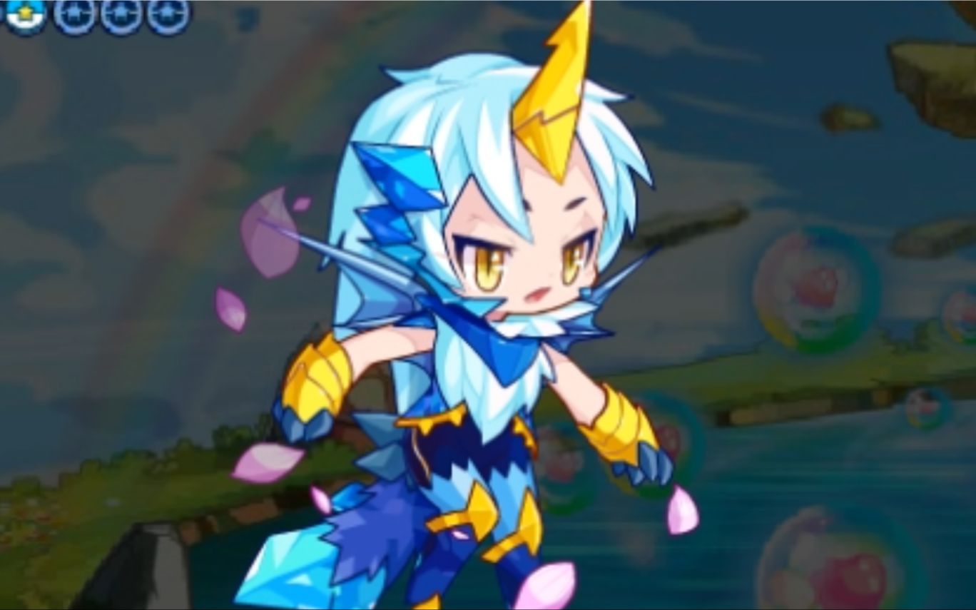 洛克王国:冰系精灵王的七夕皮肤小傲霜免费回归