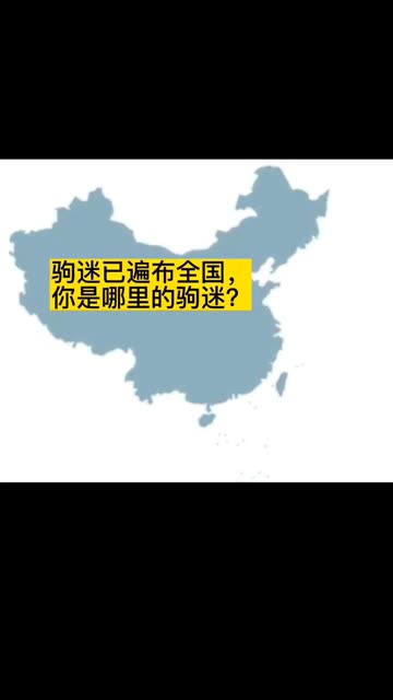 驹迷已遍布全国各地,你是哪里的驹迷?哔哩哔哩bilibili