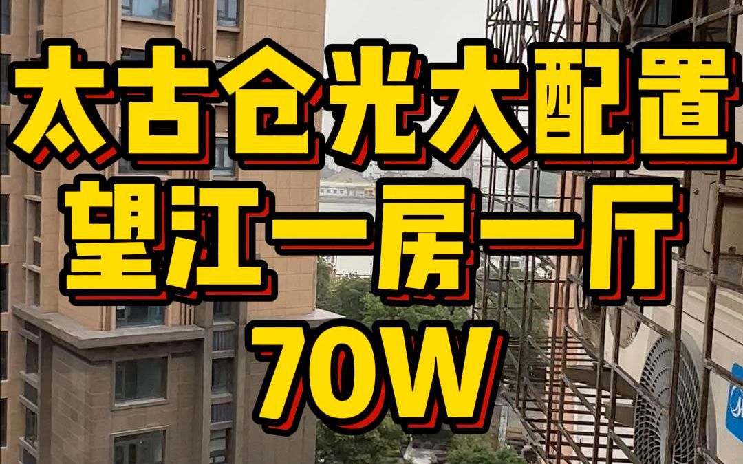 【革新路+刚需上车+望江一房一厅=70W!】革新路板块,刚需神器一房一厅上车盘,一线望江,享有光大同等配置,70W!哔哩哔哩bilibili