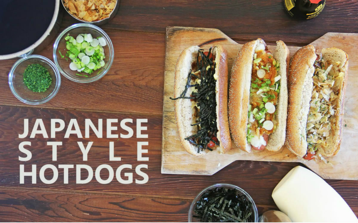 自制中字日式热狗japanesestylehotdogsstreetfoodrecipe