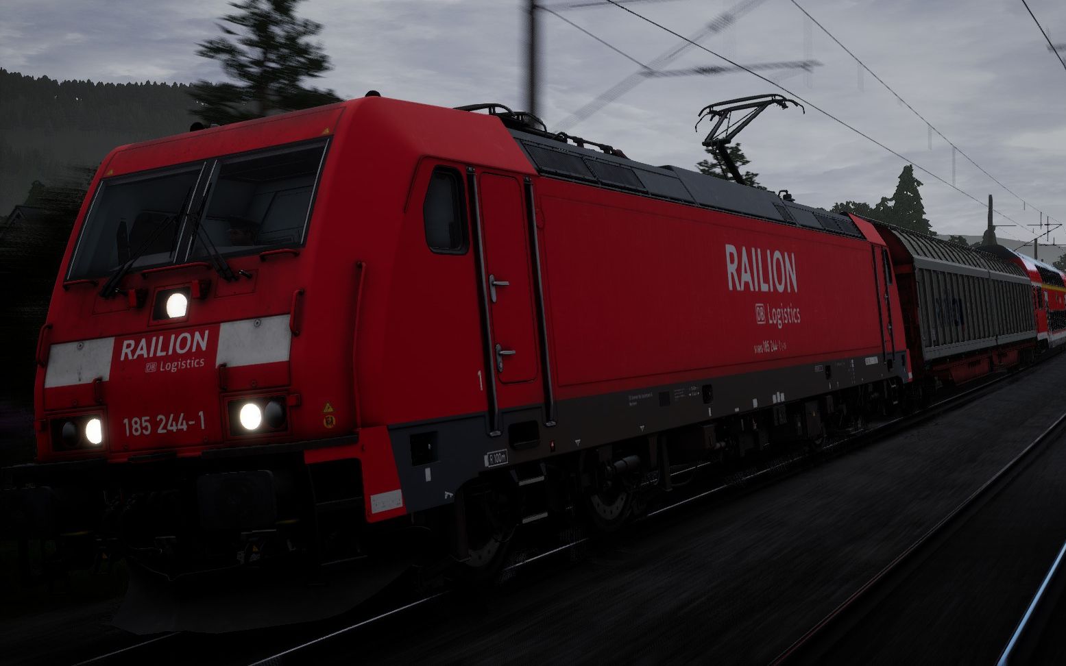 【tsw】施佩萨尔特主干线br185运输双层列车