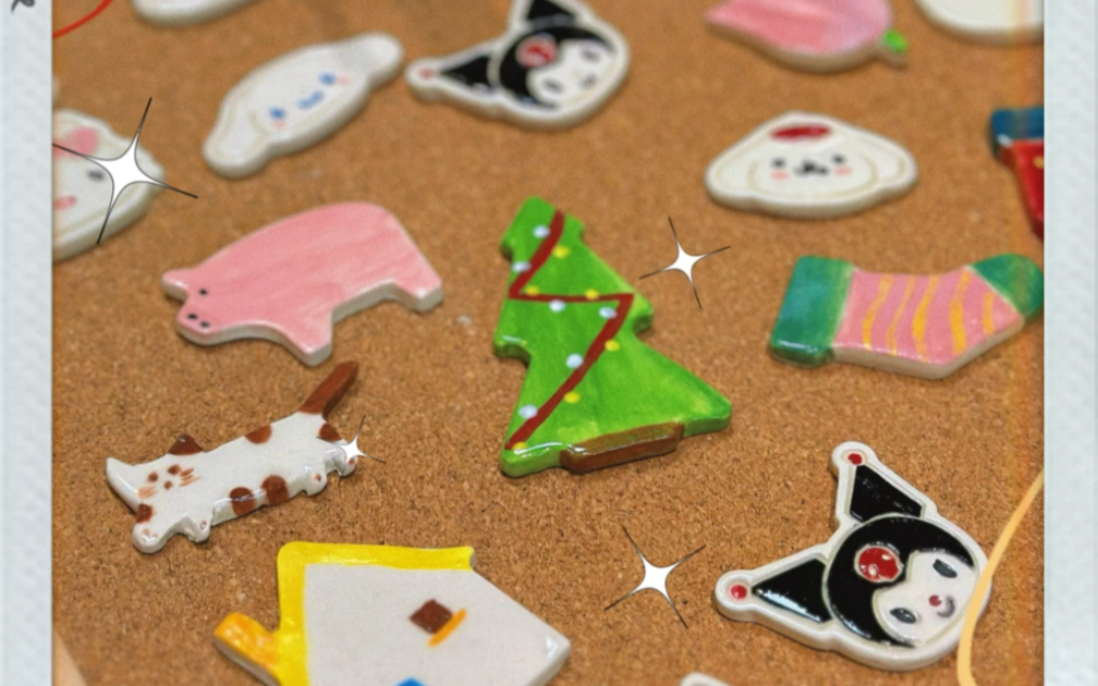 陶艺成品|可爱与实用兼具的陶瓷冰箱贴