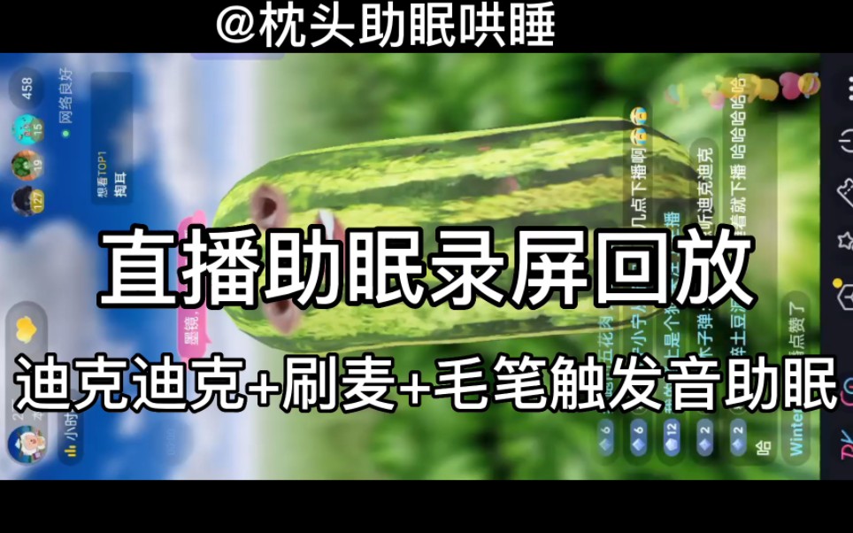 迪克迪克+刷麦+毛笔触发音刮擦音哔哩哔哩bilibili