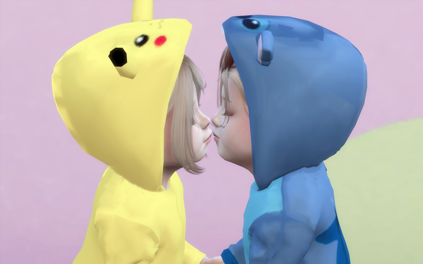 唯爱晗心模拟人生4捏人史迪奇和皮卡丘