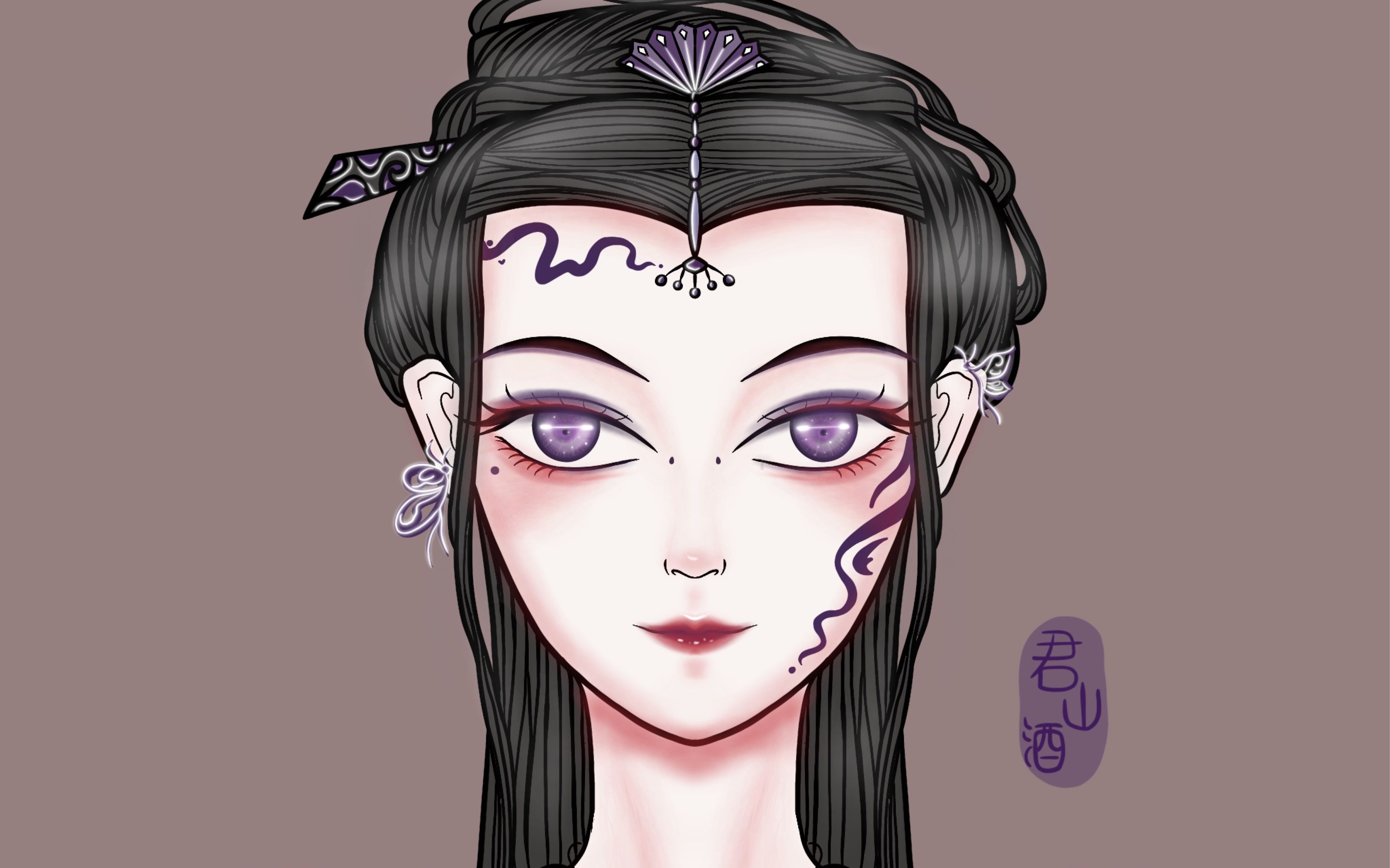 「古风头像」蛇妖procreate板绘