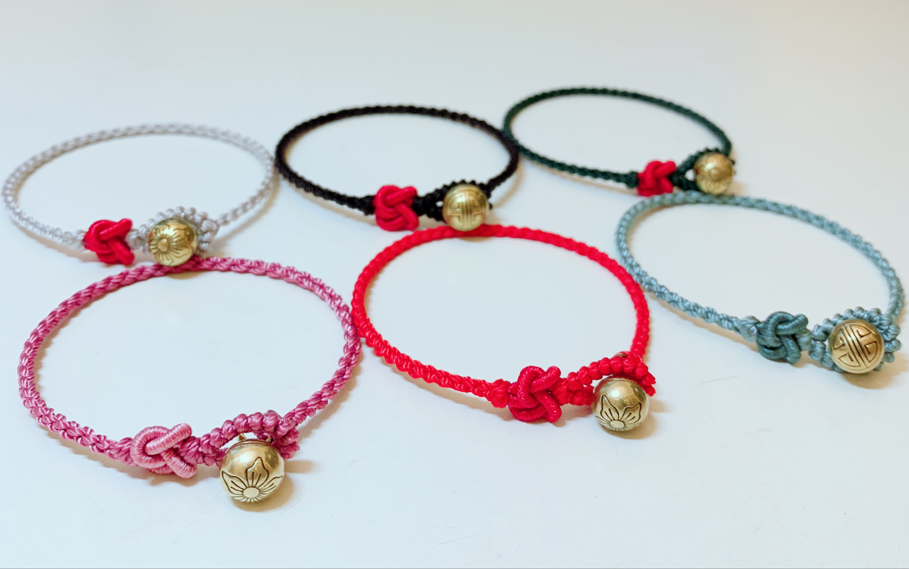 【编绳】125 浪漫主义同心结双联结手绳请收下 本命年/情侣/闺蜜/舍友