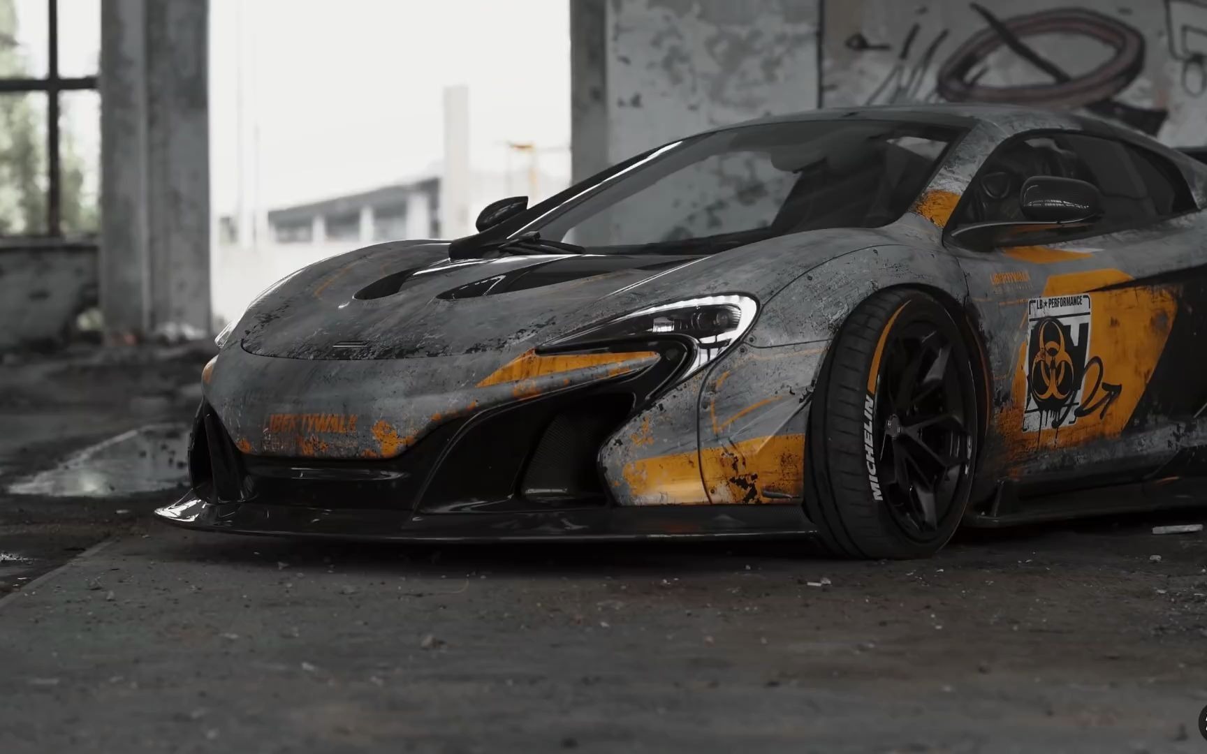 迈凯伦650s@切尔诺贝利