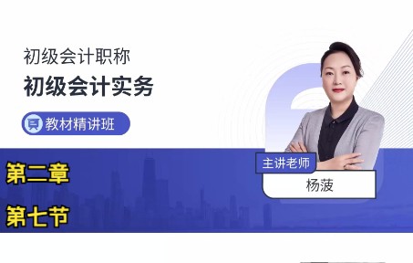 会计实务 第二章 第七节 政府会计基础 讲师杨菠_哔哩哔哩_bilibili
