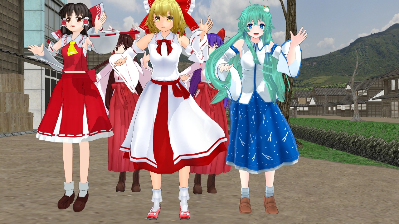 幻想乡巫女(含旧作城管灵梦风祝苗爷冴月麟)在人里卖艺传教了