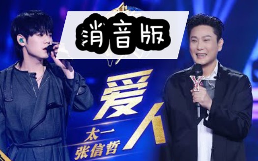 爱人张信哲太一消音去伴奏留人声