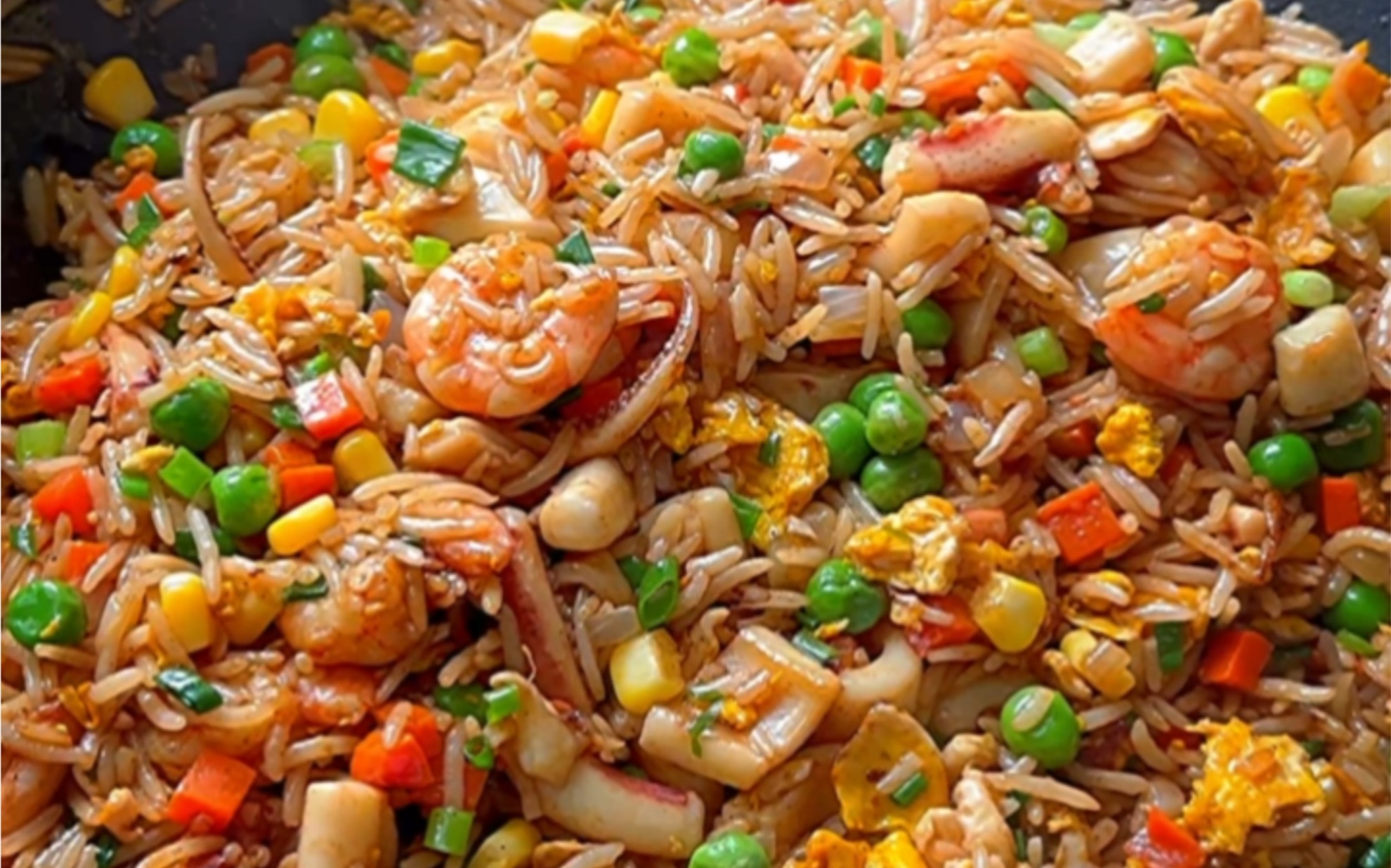 我家孩子最喜欢的海鲜铁板炒饭