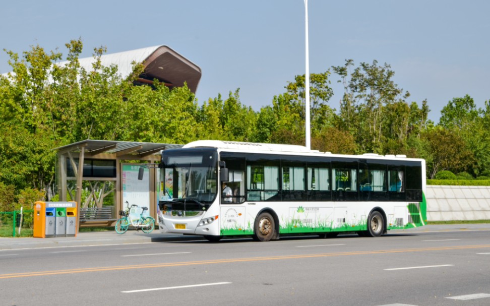 生态城公交4号线宇通zk6120chevg1后排原声运行视频