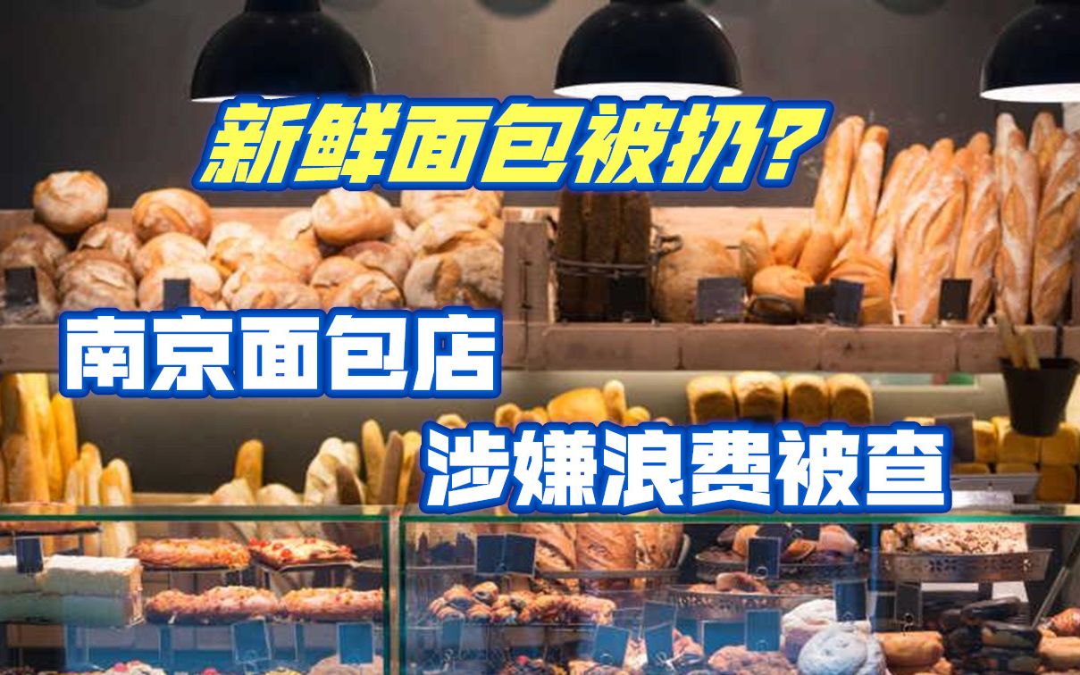 新鲜面包被扔掉?反食品浪费法实施,南京面包店浪费行为被查处哔哩哔哩bilibili