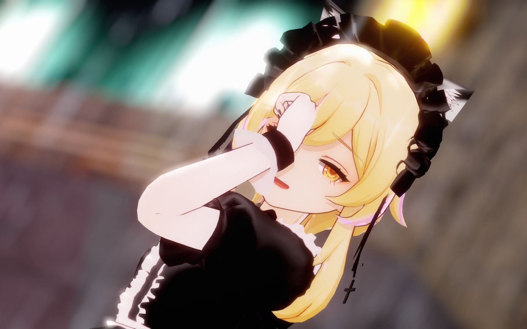 活动作品荧mmd猫耳哥特荧staytonight