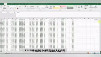 Download Video: EXCEL处理亿级数据分析