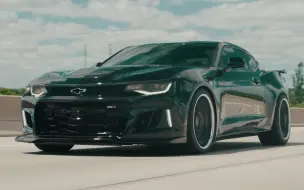 Download Video: 【4K超清】机械增压专属的“猫叫声”6.2升 大V8丨雪佛兰 Camaro ZL1