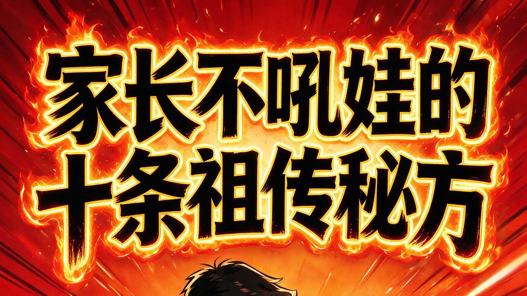 家长不吼娃的十条祖传秘方🤫