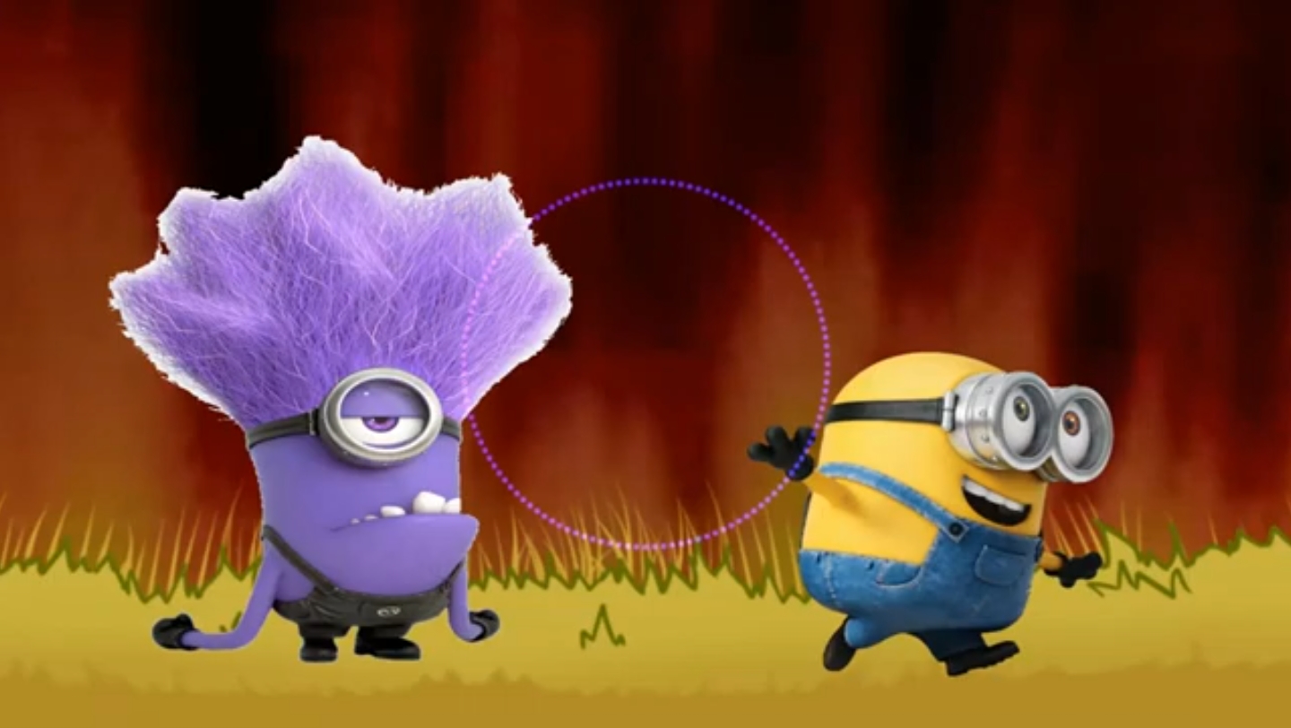 confronting yourself but purple minion and minion sing it