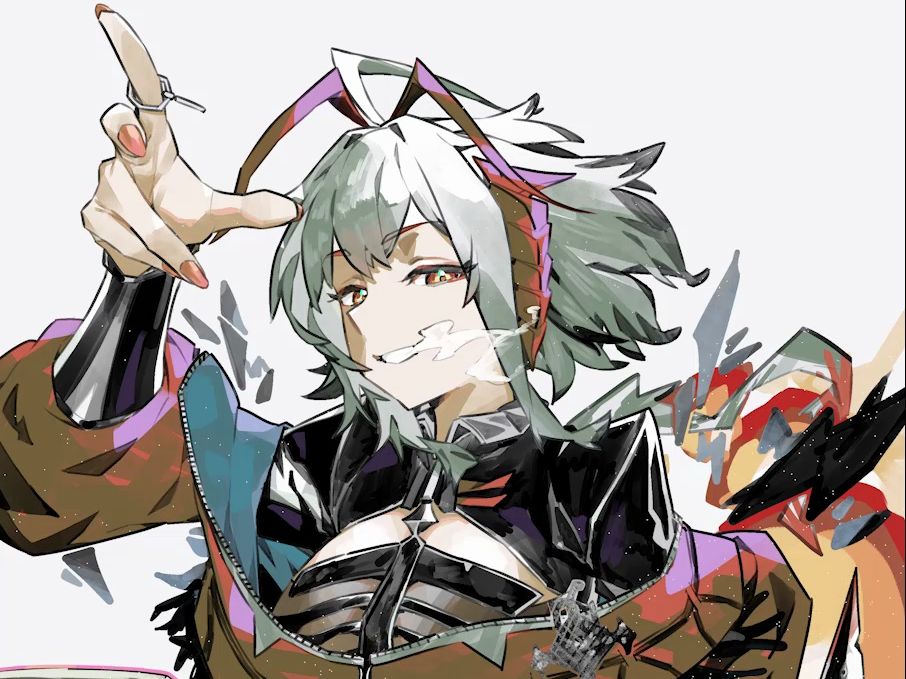 【明日方舟】维什戴尔绘画过程