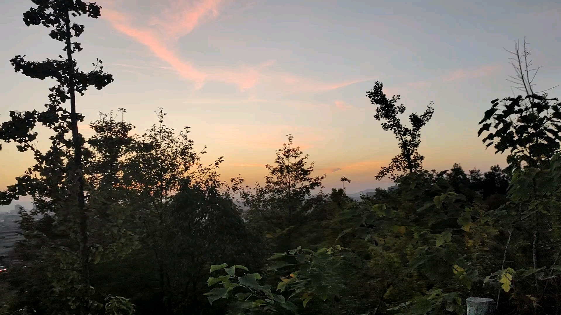 永康九鼎公园山顶傍晚美景随手拍
