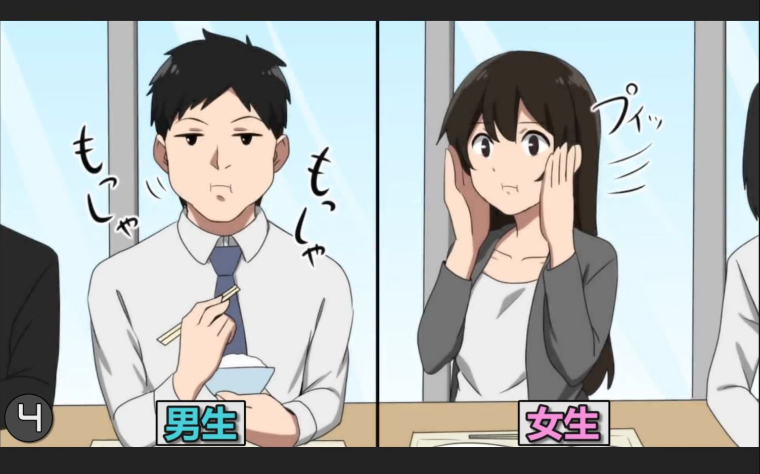 面对讨厌的人 【男生vs女生】 表现5差异_哔哩哔哩 (゜-゜)つロ 干杯