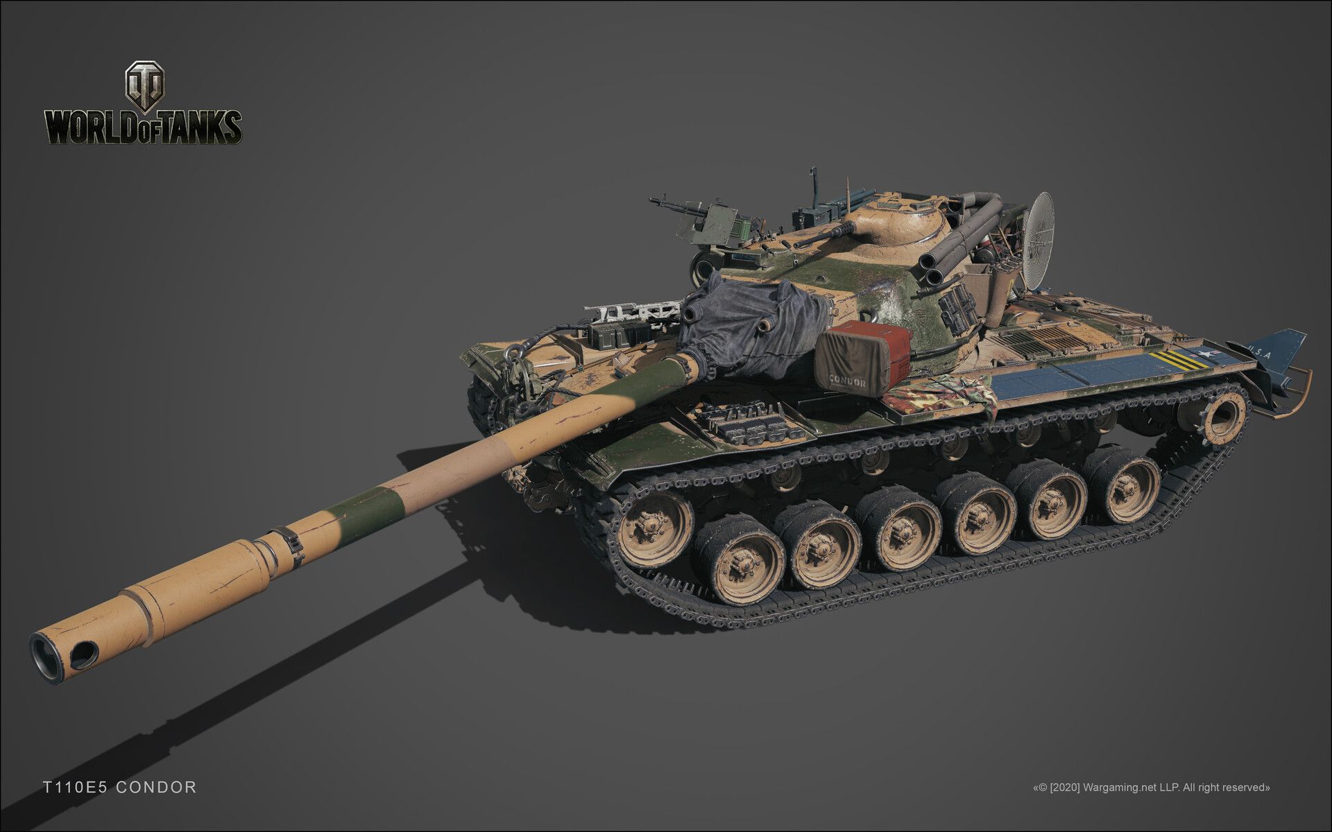 坦克世界 7100效率大佬系列 t110e5特级13杀! 临危不惧!